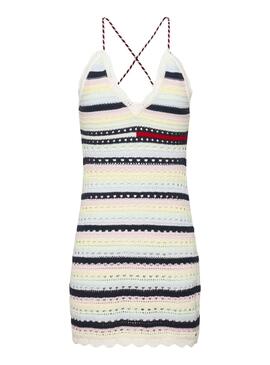 Vestido Tommy Jeans Crochet para Mujer