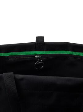 Bolso Lacoste Contrast Negro para Mujer