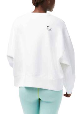 Sudadera Lacoste Style Blanco para Mujer