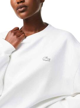 Sudadera Lacoste Style Blanco para Mujer