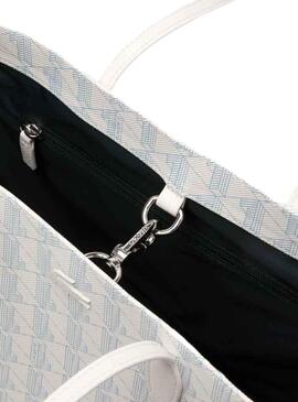 Bolso Lacoste Monogram Blanco para Mujer