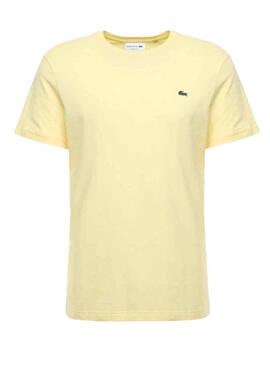 Camiseta Lacoste Logo Amarillo para Hombre