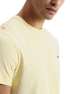 Camiseta Lacoste Logo Amarillo para Hombre