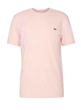 Camiseta Lacoste Logo Rosa para Hombre