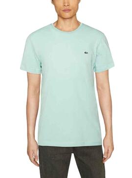 Camiseta Lacoste Logo Turquesa para Hombre