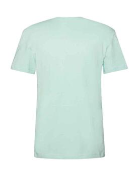 Camiseta Lacoste Logo Turquesa para Hombre