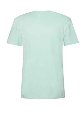 Camiseta Lacoste Logo Turquesa para Hombre