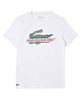 Camiseta Lacoste Sport Blanco para Hombre