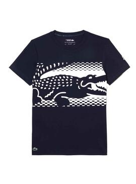 Camiseta Lacoste x Novak Djokovic Marino Hombre