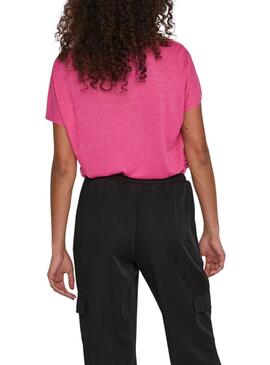 Camiseta Vila Amer Rosa para Mujer