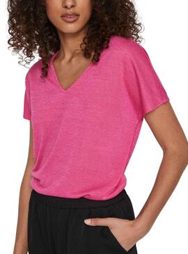 Camiseta Vila Amer Rosa para Mujer