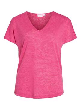 Camiseta Vila Amer Rosa para Mujer