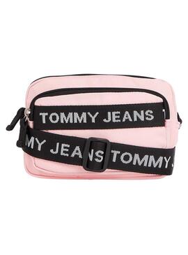 Bolso Tommy Jeans Essential Bandolera Rosa Mujer