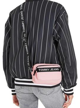Bolso Tommy Jeans Essential Bandolera Rosa Mujer