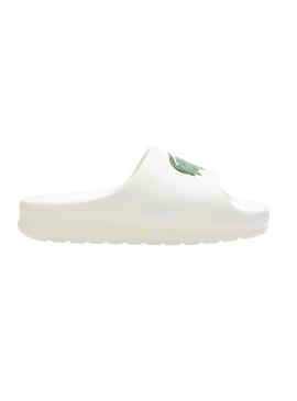 Chanclas Lacoste Serve Slide Blanco para Hombre