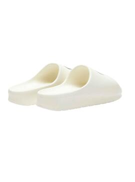 Chanclas Lacoste Serve Slide Blanco para Hombre