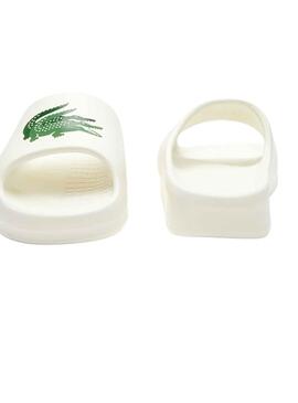 Chanclas Lacoste Serve Slide Blanco para Hombre