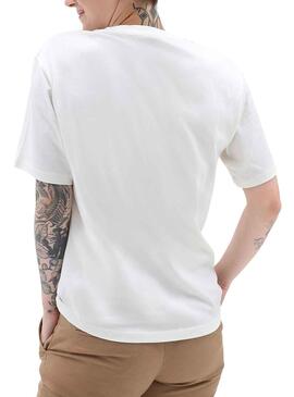 Camiseta Vans Pocket Blanco para Mujer