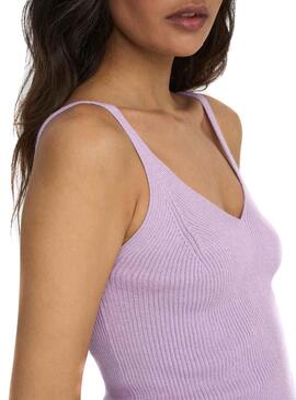 Top Only Lina De Punto Malva Para Mujer