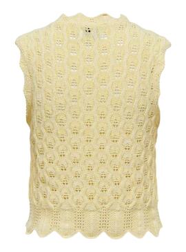 Top Only Luna De Punto Amarillo Para Mujer