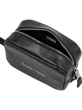 Bolso Tommy Jeans Bandolera Logomanía Negro Mujer