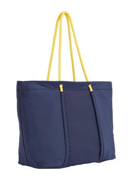 Bolso Tote Tommy Jeans De Playa Marino Para Mujer