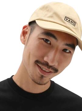 Gorra Vans Curved Bill Jockey Beige Hombre y Mujer