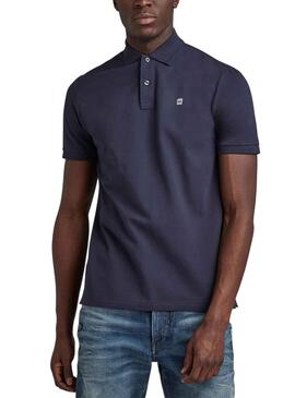 Polo G-Star Dunda Azul Para Hombre