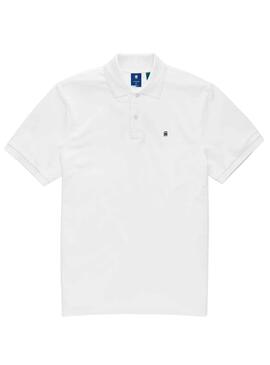 Polo G-Star Dunda Blanco Para Hombre