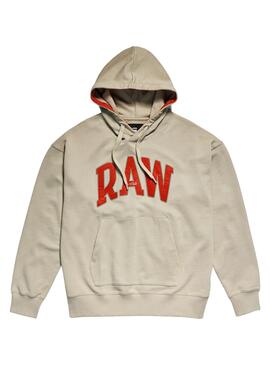 Sudadera G-Star Raw University Beige Hodd Hombre