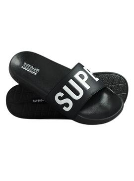 Chanclas Superdry Code Core Vegan Negro Hombre