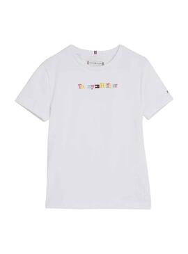 Camiseta Tommy Hilfiger Graphic Blanco para Niña