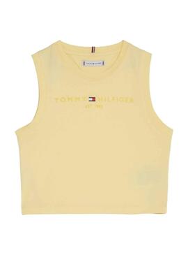 Top Tommy Hilfiger Essential Amarillo para Niña