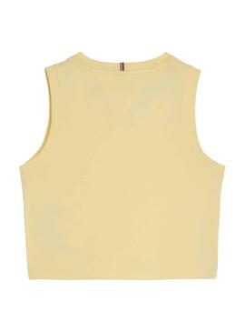 Top Tommy Hilfiger Essential Amarillo para Niña