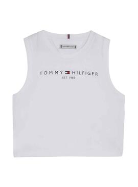 Top Tommy Hilfiger Essential Blanco para Niña