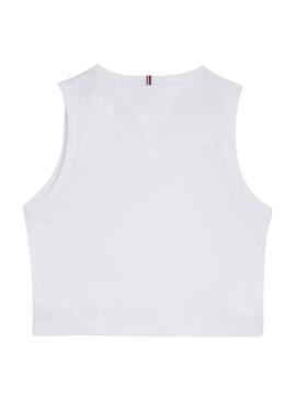 Top Tommy Hilfiger Essential Blanco para Niña