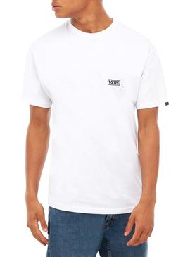 Camiseta Vans Distort Blanca Hombre