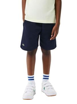 Bermudas Lacoste Classic Marino para Niño