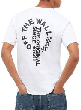 Camiseta Vans Distort Blanca Hombre