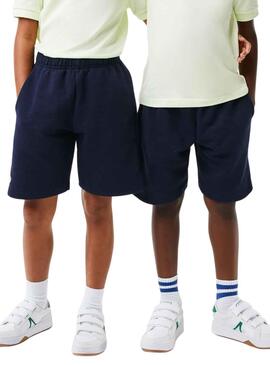 Bermudas Lacoste Classic Marino para Niño