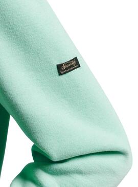 Sudadera Vintage Narrative Hood Verde Para Mujer