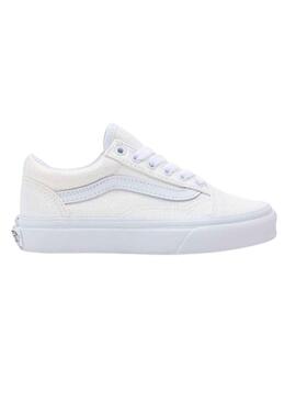 Zapatillas Vans Old Skool Blanco para Niña y Niño