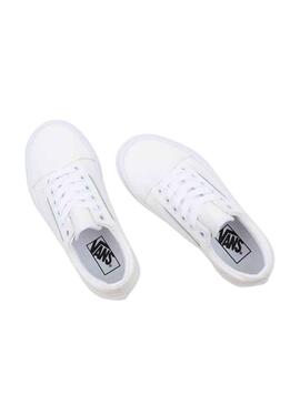 Zapatillas Vans Old Skool Blanco para Niña y Niño