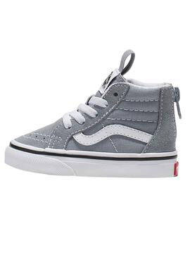 Zapatillas Vans SK8-Hi Zip Gris para Niño y Niña