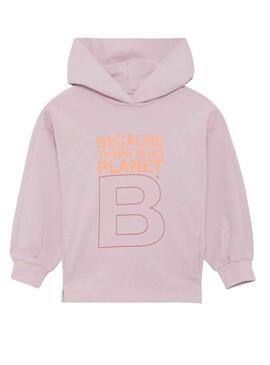 Sudadera Ecoalf Alnus Rosa para Niña