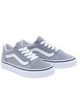 Zapatillas Vans Old Skool Gris Niña y Niño Pequeño