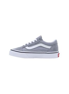 Zapatillas Vans Old Skool Gris Niña y Niño Pequeño