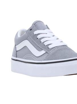 Zapatillas Vans Old Skool Gris Niña y Niño Pequeño