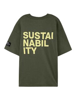Camiseta Ecoalf Spike Verde para Niño