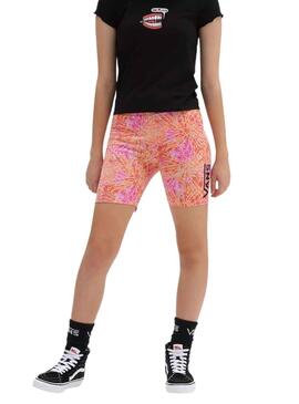 Shorts Vans Camo Print Naranja para Niña